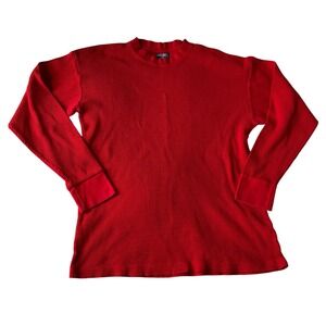 VTG Anabil USA Red Waffle Knit Thermal